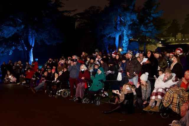 Once again crowds flocked to the annual carol event