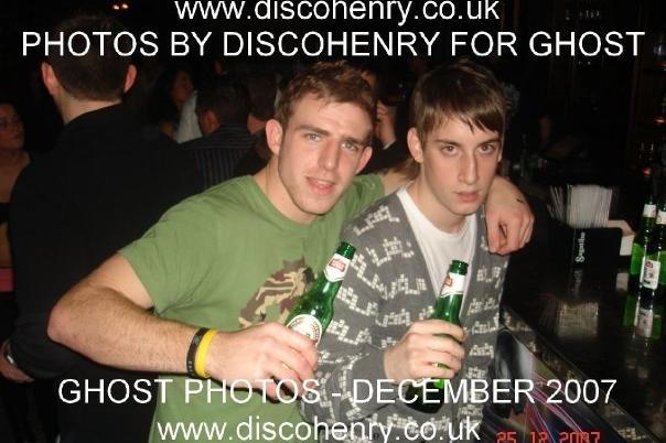 A night out at Ghost in Northampton on Christmas Day 2007. Photo: Disco Henry