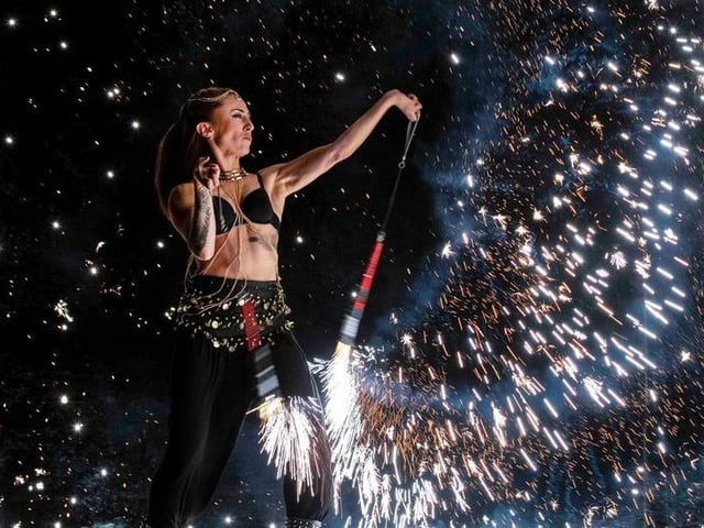 Northampton Town Council's Firework Display at The Racecourse in Northampton on Saturday, November 6 2021.