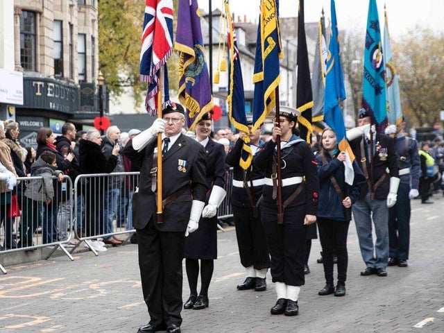 A parade, civic procession and a service at All Saints Church in Northampton town centre took place on Remembrance Sunday (November 14) to honour and remember our fallen soldiers.