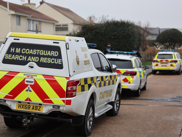 A suspected migrant boat has washed up in Shoreham for the second time this week. Photo: Eddie Mitchell SUS-211223-111630001
