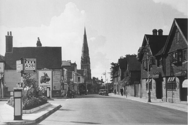 North Street, Horsham pictured in the 1950s