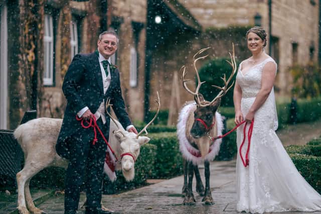 Take a look at these stunning winter weddings that took place in and around the county this Christmas.