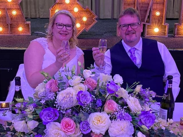 Emma Burton and Jon Crawford got married at Central Methodist Church in Kettering on December 11.