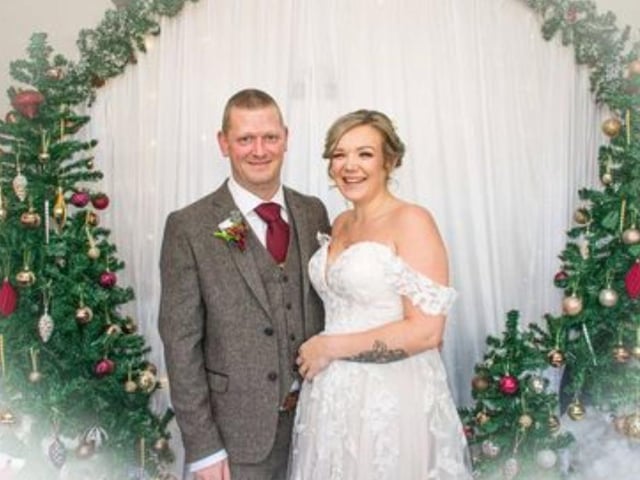 Richard and Gemma Clark got married at Kettering Registry Office in the Mayor's Parlour on December 4. There, they also announced that they were having a baby boy - double congratulations!