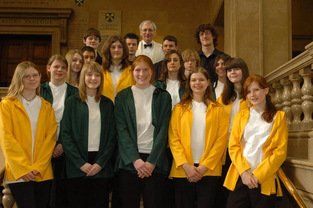Peterborough annual music festival at the  Town Hall. SL
Dudley choral trophy runners up Key Youth Theatre Singing Group.