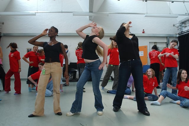 Key Theatre Summer School with young youth theatre performers at Peterborough Regional College.