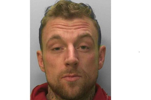 Dale Searle, 32, of no fixed address, was jailed for armed robbery after attacking a shop worker in Worthing with an imitation handgun. With his accomplice Danny Lee Cobbold, also 32, Searle browsed Worthing News in Rowlands Road on the afternoon of December 3 before pulling out an imitation revolver and demanding cash. Shop workers handed over £400 from the till and one victim was led to the back and told to open the safe, which was empty. He was assaulted and hit over the head with the fake gun, causing a minor injury. Searle and Cobbold stole four bottles of vodka as they left. Both pleaded guilty to robbery and possession of an imitation firearm. On February 19, Searle was jailed for five years and Cobbold for five years and four months.