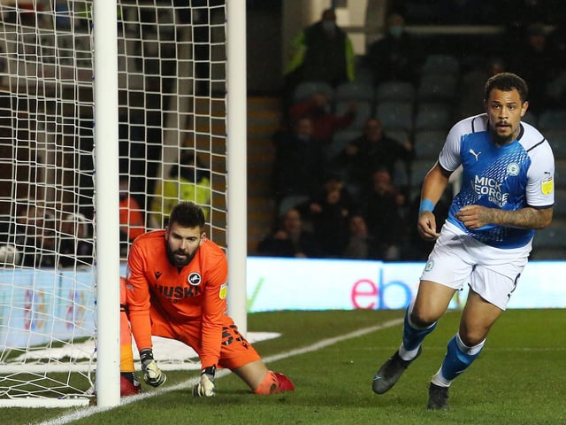 Posh scored 80 goals in 2021 with Johnson Clarke-Harris (pictured) contributing 25 of them. Here are all the Posh goalscorers this year. 25 Jonson Clarke-Harris, 16 Sammie Szmodics, 12 Siriki Dembele, 4 Harrison Burrows, 3 Jack Taylor, 3 Joe Ward, 2 Mo Eisa, 2 Idris Kanu, 1 Reece Brown,
1 Jorge Grant, 1 Ethan Hamilton, 1 Ricky-Jade Jones, 1 Frankie Kent, 1 Jack Marriott, 1 Nathan Thompson, 1 Niall Mason
Plus 5 own goals from Birmingham City, Ipswich, Lincoln, MIllwall and Portsmouth.