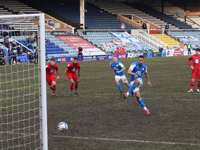 The longest Posh winning streak of 2021 was six. The last of which came against Wigan at home when Jonson Clarke-Harris (pictured) scored the winning goal from a late penalty. Most wins in a row: 6 v Crewe (home), Ipswich (home), Gillingham (away), Wimbledon (home), Plymouth (away) and Wigan (home).