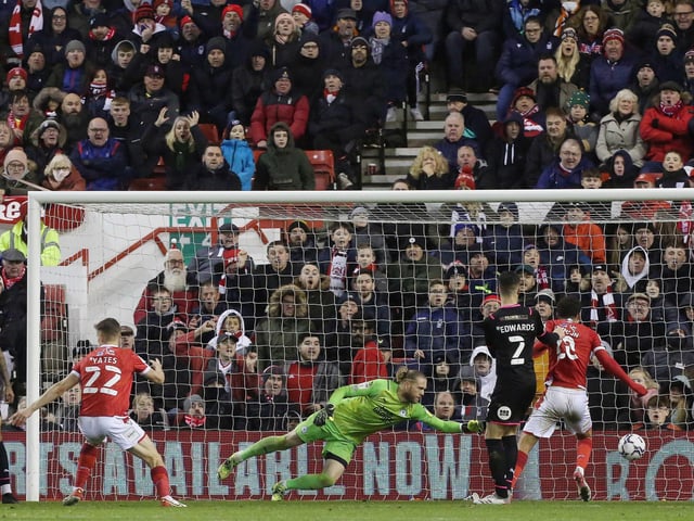 The 28,308 who watched Posh lose at Forest (pictured) in November was the ninth biggest attendance to watch Posh in a Football League match.