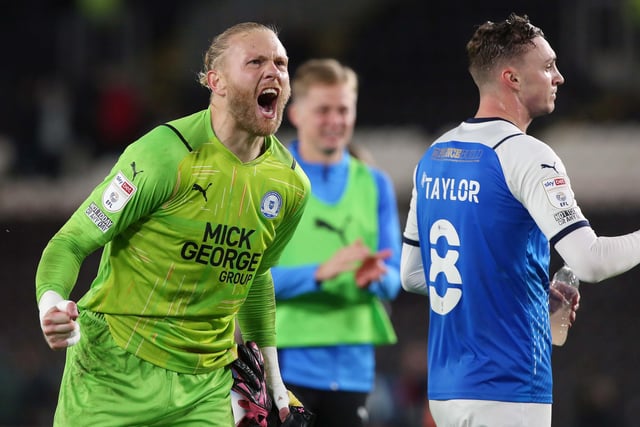 Posh have kept just three clean sheets in 23 Championship matches, all with Dai Cornell (pictured) in goal and all at home v Birmingham City (3-0), Bournemouth (0-0) and Barnsley (0-0).
Only Cardiff City (1) have kept fewer clean sheets. Reading and Bristol City have also managed just three clean sheets. 
West Brom (11), Bournemouth (11) and Birmingham City (10) and are in double figures for clean sheets.