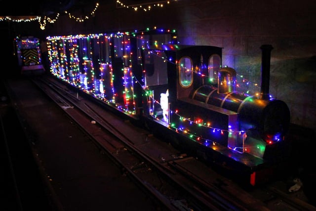 Christmas Special train at Hastings Miniature Railway early December. Photo by Kevin Boorman.