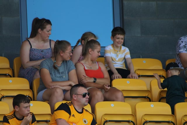Fans watch United face Lincoln City in pre-season. Photo: Oliver Atkin