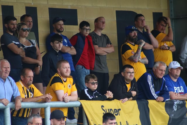 Supporters watch the draw with Norwich City. Photo: Oliver Atkin