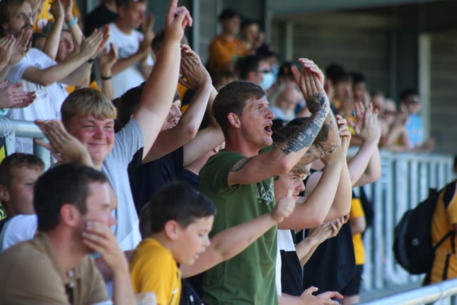 Fans watch United face Lincoln City in pre-season. Photo: Oliver Atkin