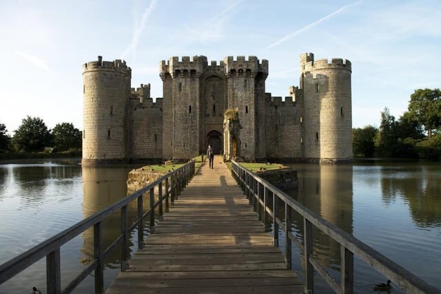 Bodiam Castle has beautiful grounds and is set beside the banks of the Rover Rother. Picture by John Millar