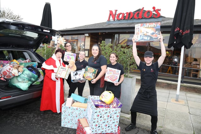 Nando's in Kettering was a collection point