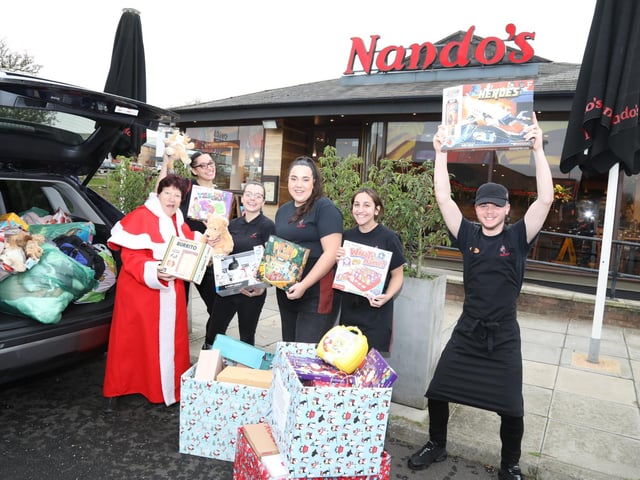 Nando's in Kettering was a collection point