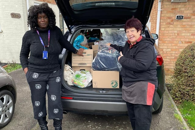 Northants Police collected and donated gifts to Jeanette