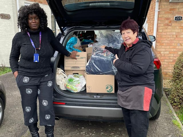 Northants Police collected and donated gifts to Jeanette