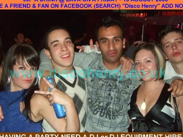 A 90p a drink night out at Lava in August 2008. Photo: Disco Henry