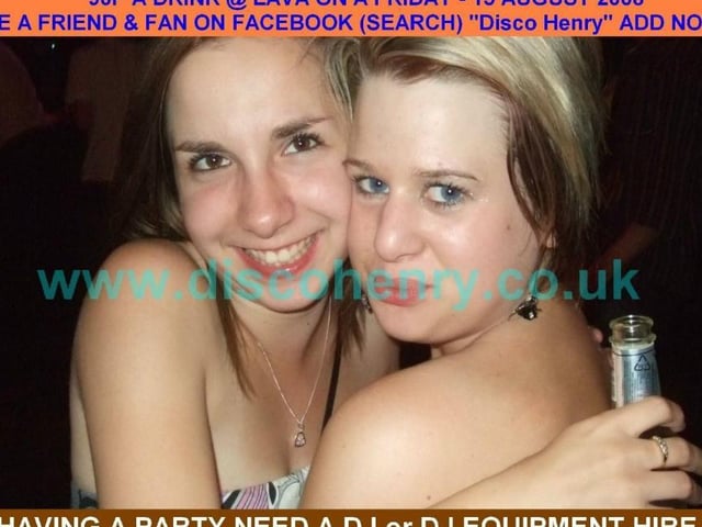 A 90p a drink night out at Lava in August 2008. Photo: Disco Henry