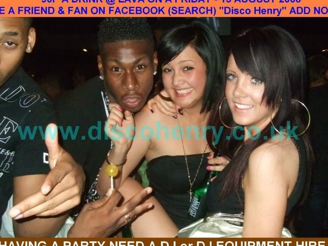 A 90p a drink night out at Lava in August 2008. Photo: Disco Henry