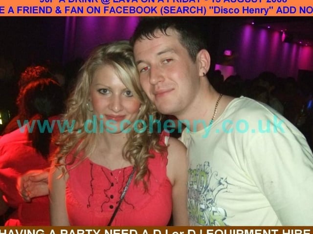 A 90p a drink night out at Lava in August 2008. Photo: Disco Henry
