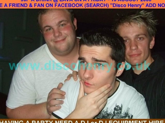 A 90p a drink night out at Lava in August 2008. Photo: Disco Henry