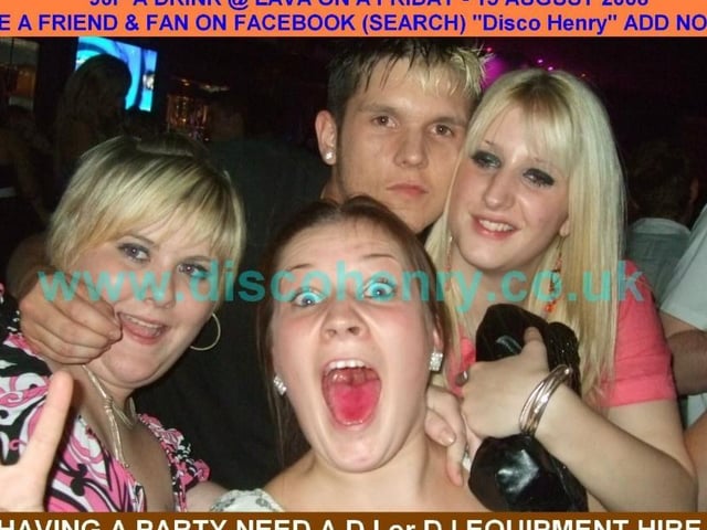 A 90p a drink night out at Lava in August 2008. Photo: Disco Henry