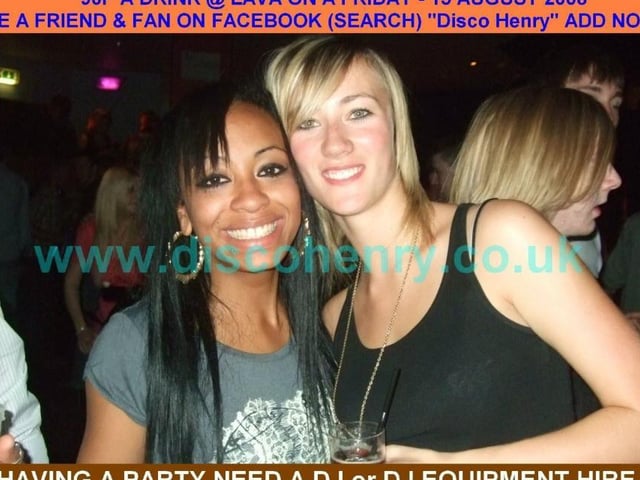 A 90p a drink night out at Lava in August 2008. Photo: Disco Henry