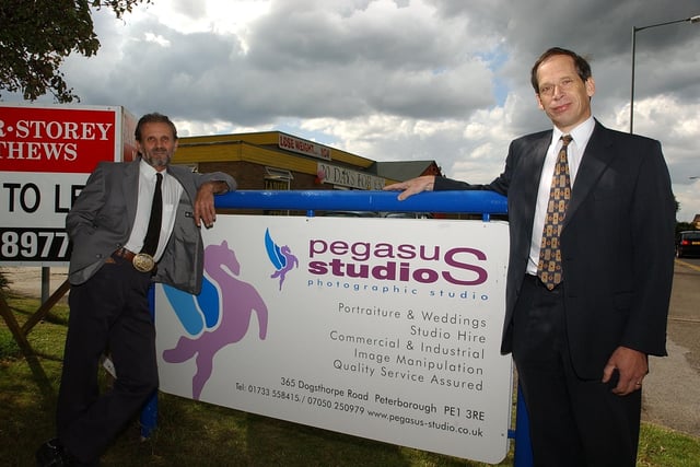 Pegasus Studio, 365 Dogsthorpe Road, Peterborough (Behind Dogsthorpe Rd Ladies Gym) Brian Duncan and Dave Hall who have started  up new Photography biz (Brian 558415) (Sb for Btr)
Pictured L to R: Dave Hall and Brian Duncan