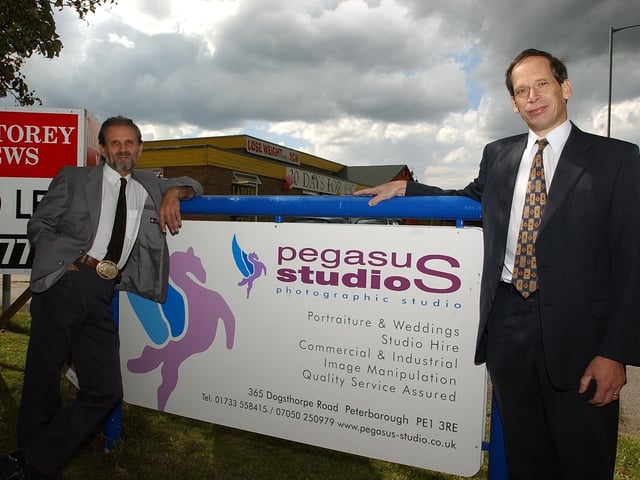 Pegasus Studio, 365 Dogsthorpe Road, Peterborough (Behind Dogsthorpe Rd Ladies Gym) Brian Duncan and Dave Hall who have started  up new Photography biz (Brian 558415) (Sb for Btr)Pictured L to R: Dave Hall and Brian Duncan