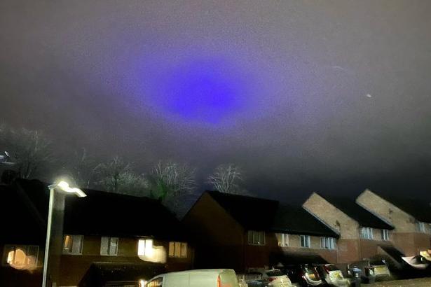 A reader contacted Hemel Today after she saw a blue light in the sky on Tuesday, November 30. The story was published on December 1