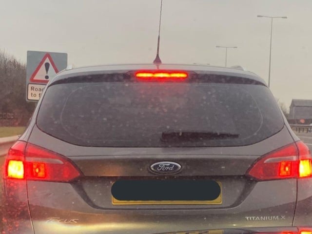 This driver was stopped on the A1M near Yaxley while doing 125mph. He said he couldn't have been going that fast as his speedo said it was only 118...