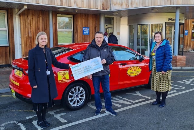 We were thrilled to receive an amazing £20,000 from Huntingdon-based Steve’s Taxis to help improve facilities for staff on their breaks at Hinchingbrooke Hospital. A huge thank you to owner Steve Woodham and all his customers for such a generous donation.
