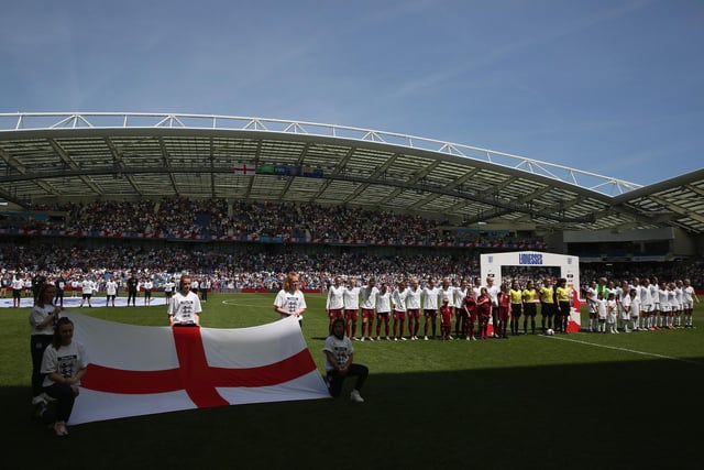 Women’s football has grown massively in recent years and when Euro 2022 is held in England, interest will soar further. Brighton’s Amex Stadium is hosting some games, including England v Norway on July 11 / Picture: Getty