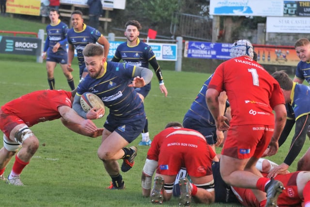 Worthing Raiders have had a fabulous season in National two south and are right in among the leading pack of teams at the halfway after some Roundstone Lane thrillers. Current leaders Redruth visit on April 2 / Picture: Colin Coulson