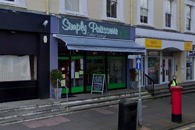 Simply Patisserie (Picture from Google Street Maps) SUS-211231-125423001