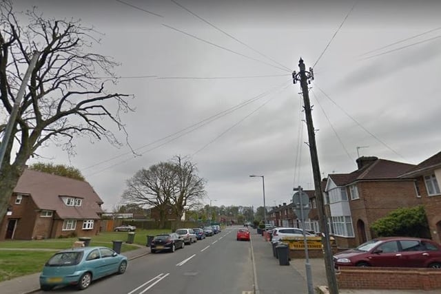 Stopsley North has seen rates of positive Covid cases rise by 48% from 986.2 per 100,000 people on week ending December 16 to 1460.0 by week ending December 23.  PHOTO: Google