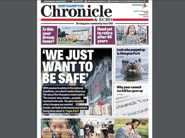 Women's safety was in the national headlines and we asked Chron readers how they felt going out at night...and what action they would like to see taken. Their response was simple. They just wanted to be safe. Through the year, the Safer Nights Out continued its great work and more recently, thanks to the crime commissioner, bought a minibus to help vulnerable people on nights out.
