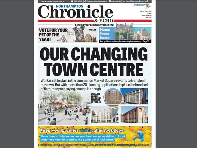 The issue of the number of flats being planned for Northampton town centre came to the fore this week with our investigation into more than 20 planning applications that were being put forward. Many people in the town were questioning whether enough was enough.