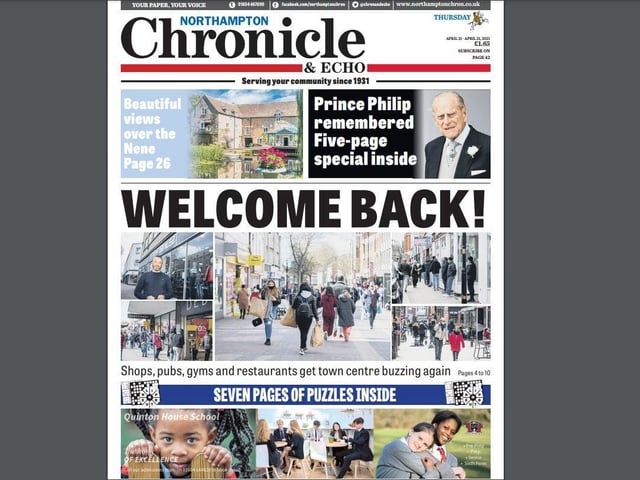 And the following week, we were out in town speaking to traders and shoppers alike about what it is like to finally get the town centre buzzing again.