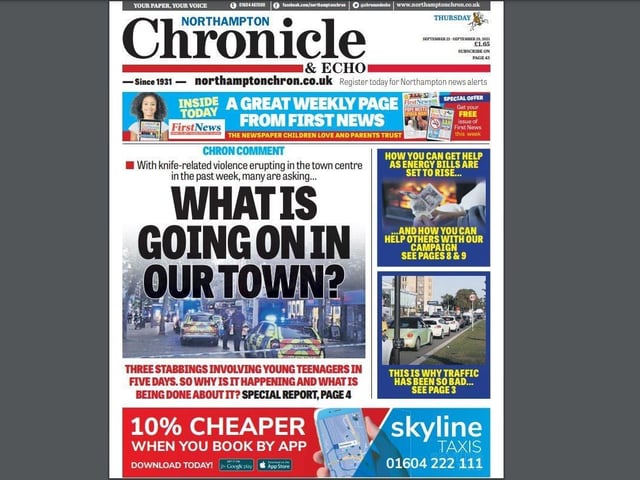 Shocking incidents of knife crime in the past week, prompted us to ask the question many people in the town were saying. Our special report looked at the incidents themselves, the rise in knife crime in Northampton and the rest of the country, and what was being done about it.