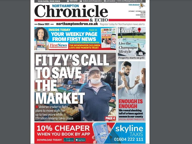 Market trader Fitzy is no stranger to making headline news in the Chron and this week he was hitting out at plans to revamp the Market Square...and relocate traders for up to two years while work was being carried out. His comments hit home as he later had successful meetings with the council and agreed a way forward.