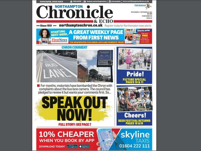 The bus lane returned to the front page again...and not for the last time. The council, under pressure from us and other campaigners, vowed to rethink the controversial bus lane and asked the public to give their views in a public consultation exercise. We urged people to speak out...and speak out they did. Thousands of people replied in one of the biggest responses received during a public consultation by the council.