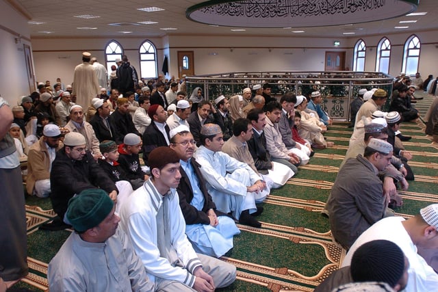 Eid prayers at the  Ghousia mosque at Gladstone street