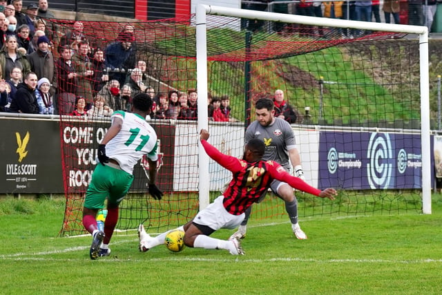 Action from Lewes' 2-0 win over Bognor at The Dripping Pan / Pictures: Lyn Phillips and Trevor Staff
