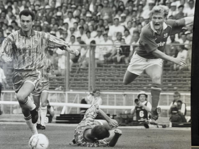This Welsh under 21 midfielder was another masterful signing by Turner. Ebdon hadn't made a Football League appearance before joining Posh from Everton and, after providing THAT pass to enable Ken Charlery to win the Wembley play-off final later that season he was etched into Posh folklore.